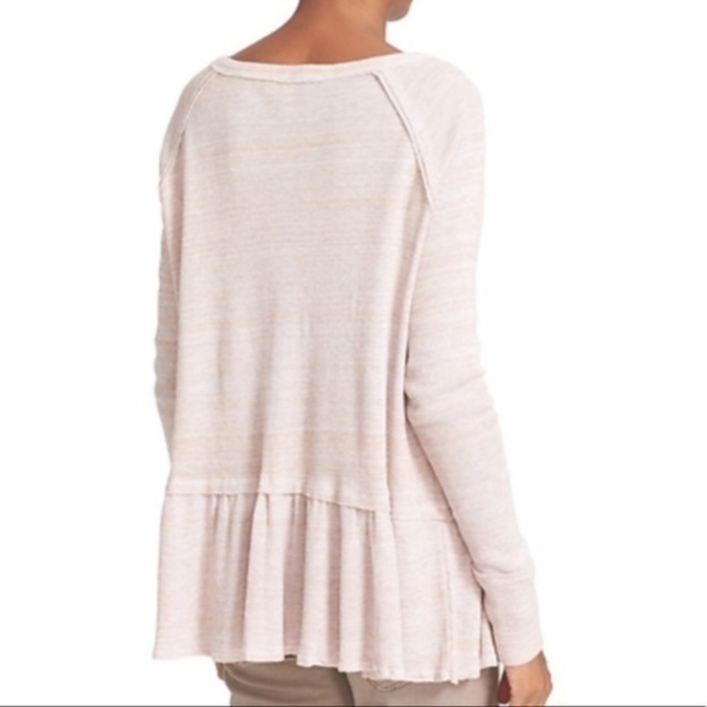 We The Free Coastline Henley Peplum Top - Picture 3 of 14